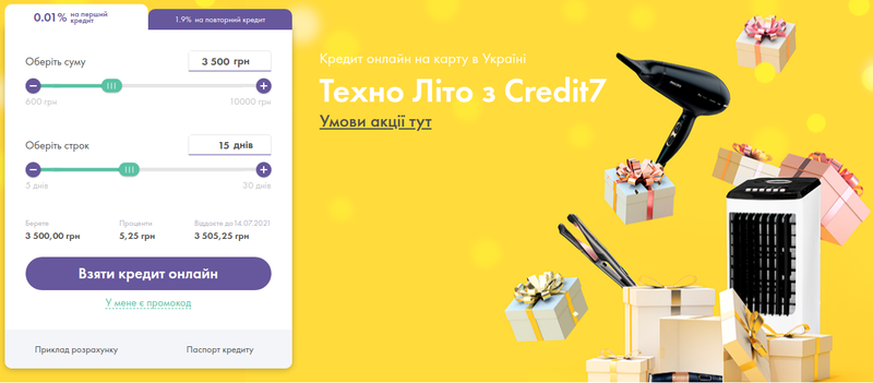 Оформлення позики з промокодом