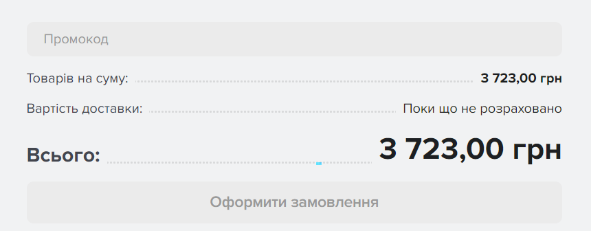 Використання промокода Єва