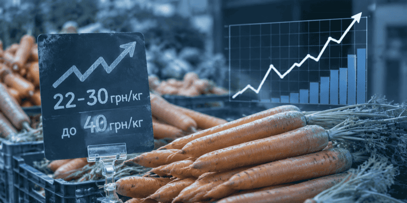 Морква різко подорожчала через дефіцит: коли очікувати зниження цін