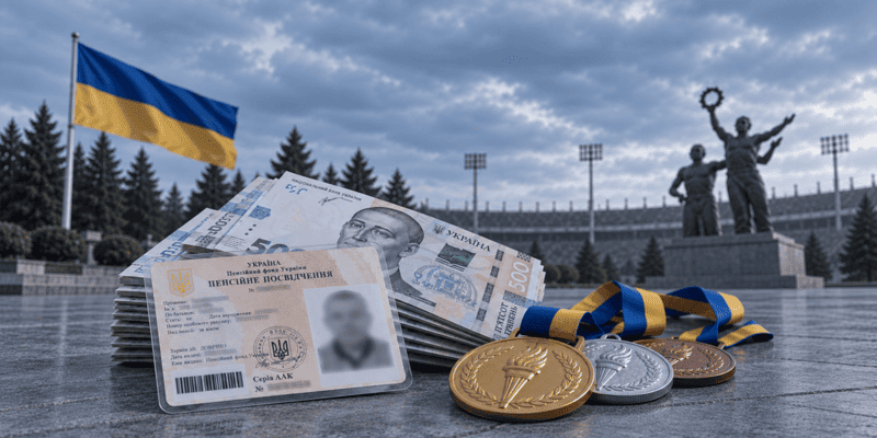 Українським спортсменам доплачують до пенсії понад 900 гривень
